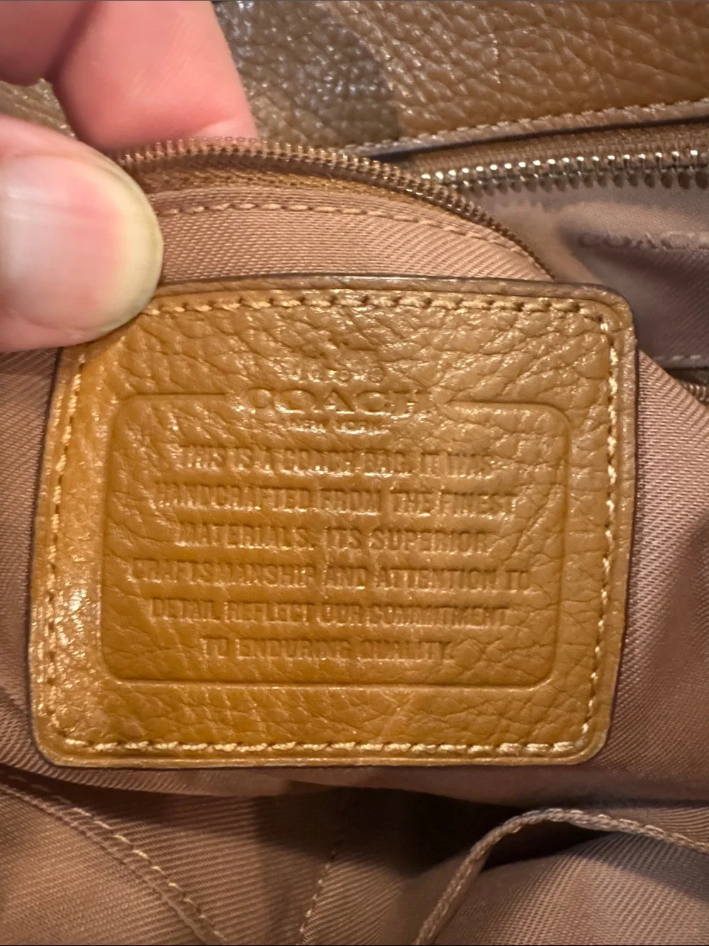 Coach classic shoulder